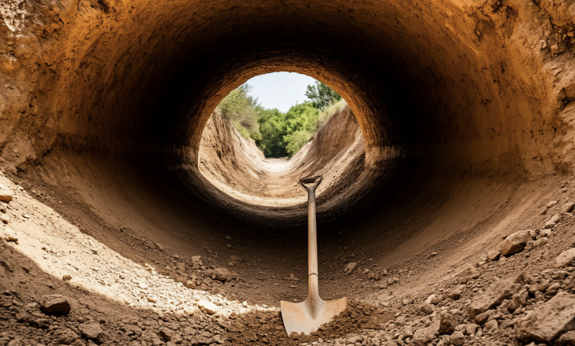 Грабители банка в Неаполе вырыли 12-метровый тоннель и скрылись под землёй