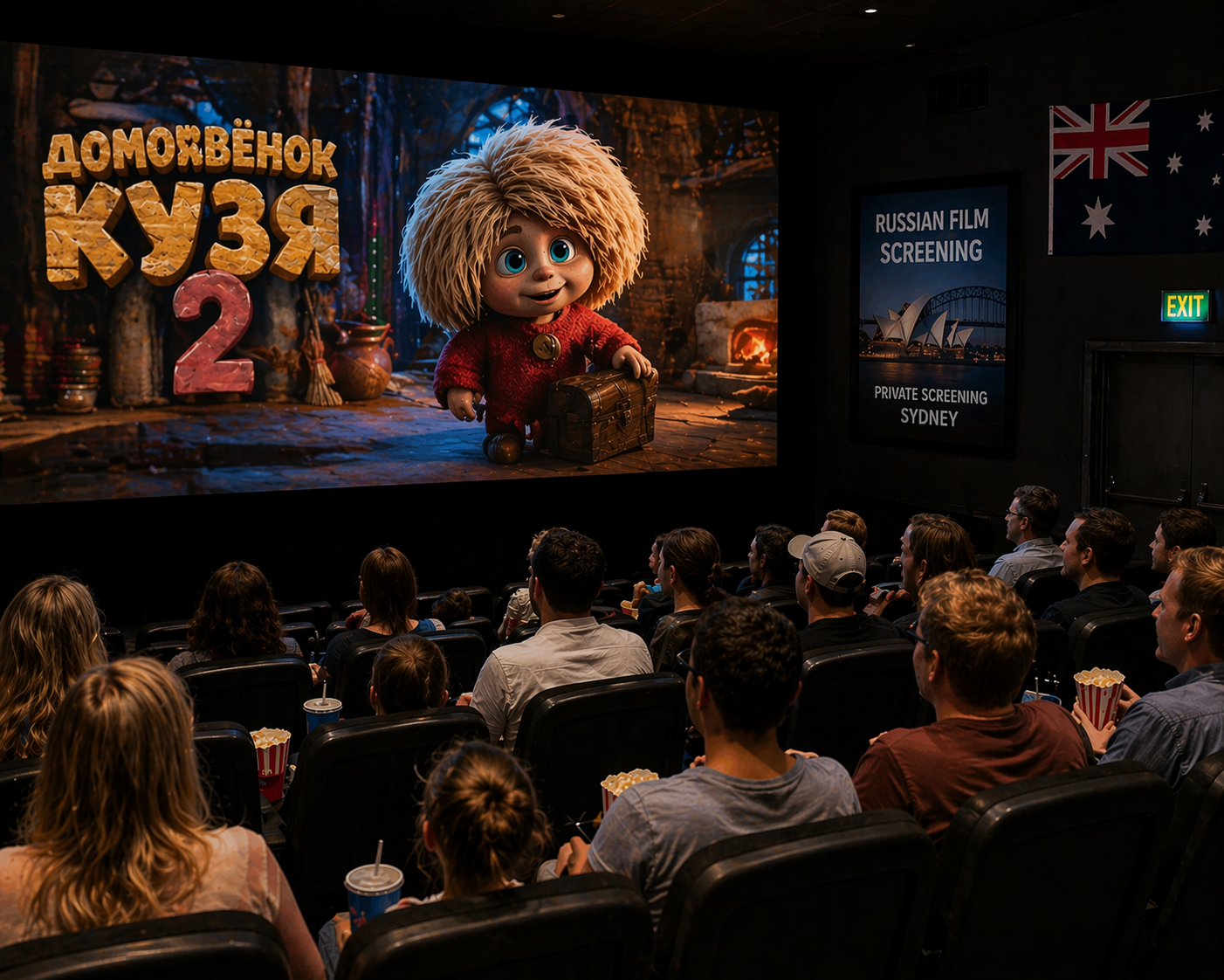 Австарийцы массово идут в кино на пиратские показы &laquo;Домовёнка Кузи&raquo; и &laquo;Буратино&raquo;