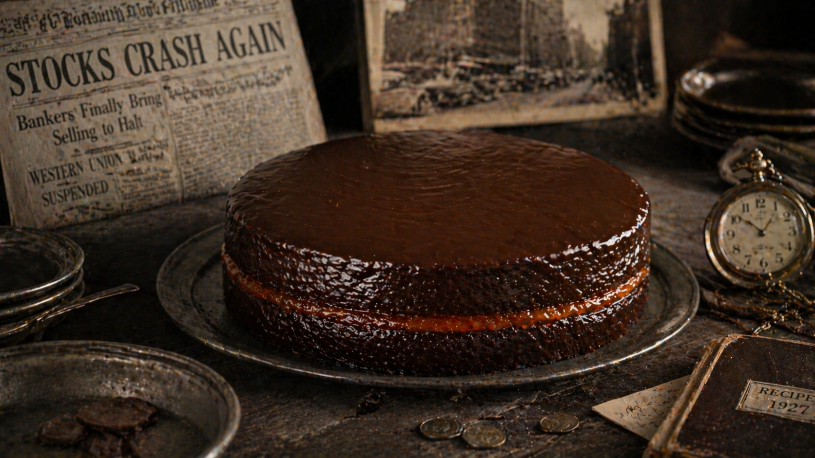 Рецепту 100 лет! Как приготовить шоколадный пирог 1920-х годов, который спасёт от Великой депрессии