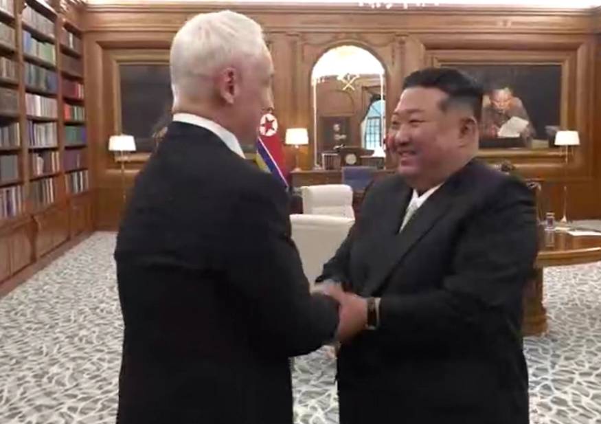 Ким Чен Ын заявил о полной поддержке России на встрече с Белоусовым