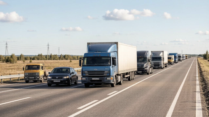 Дальнобойщики, добро пожаловать! Путин разрешил водителям из СНГ гостить в России до полугода
