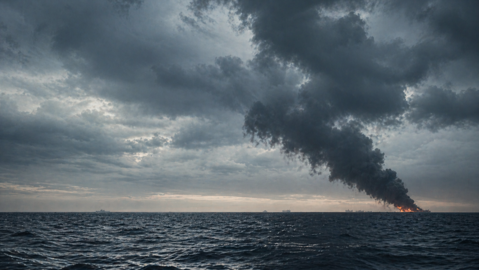 У берегов Одессы горит грузовое судно