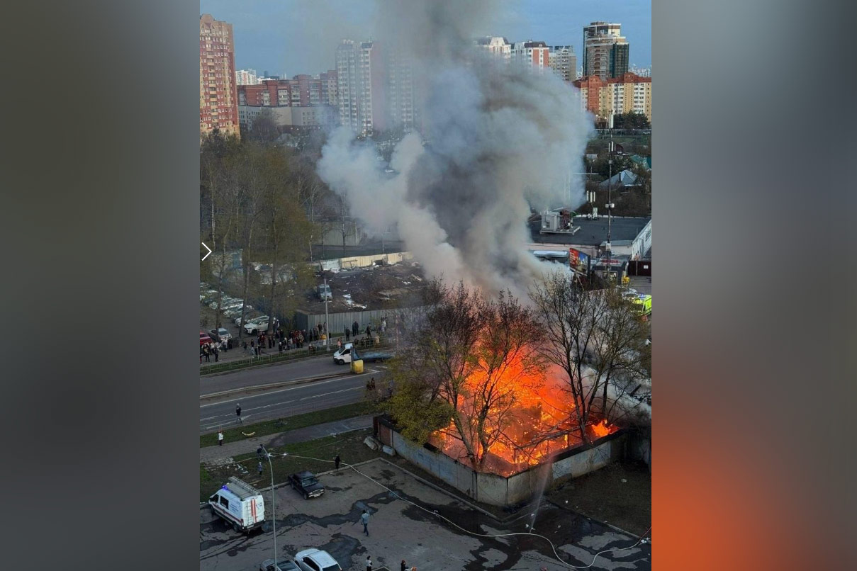 Кафе фигуранта дела о теракте в «Крокусе» загорелось в Подмосковье
