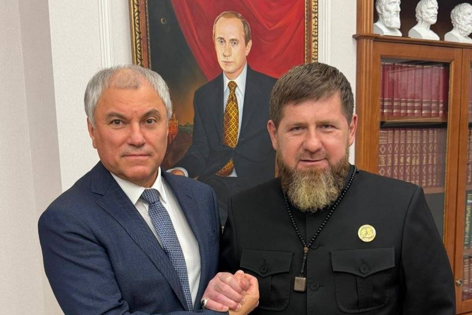 Кадыров обсудил с Володиным развитие Чечни и поддержку инициатив