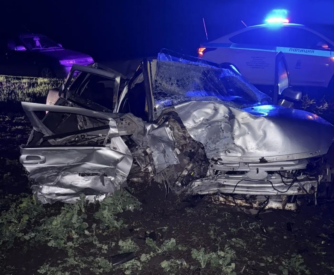 При ДТП на Ставрополье погибла женщина, четверо ранены