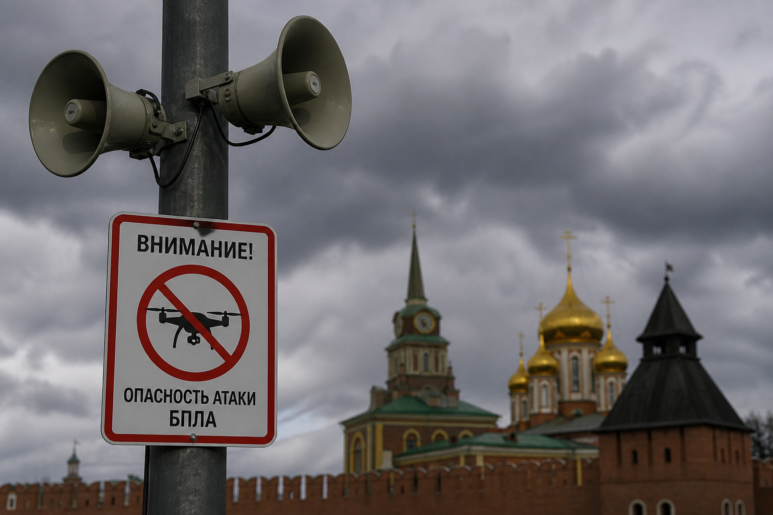 Жителей Тульской области предупредили об угрозе атаки дронов
