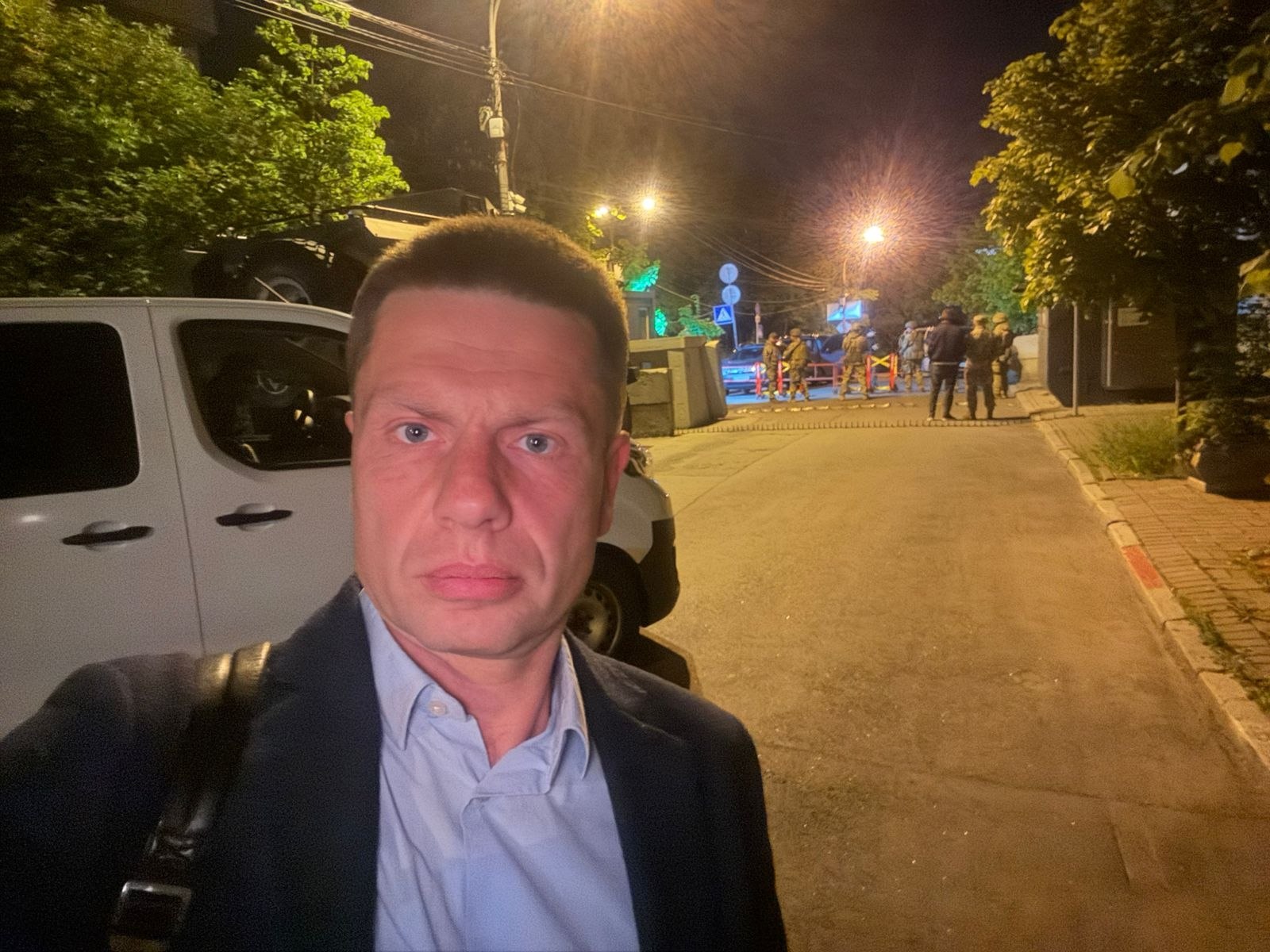 Гончаренко*: Улица Банковая у офиса Зеленского перекрыта силовиками