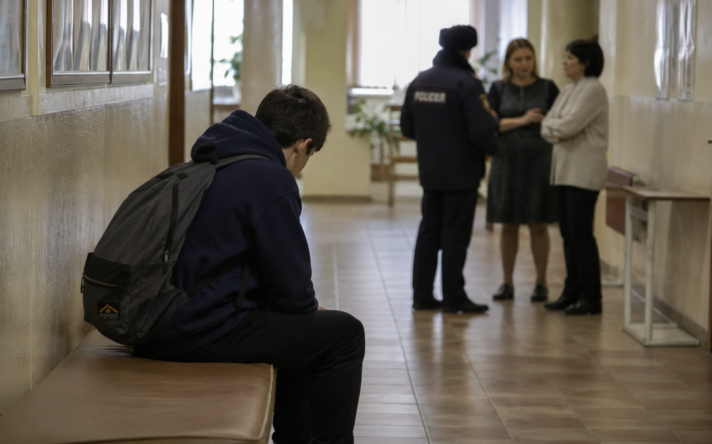 Не прогуливали и не стояли на учёте: МВД составило общий портрет подростков, нападавших на школы