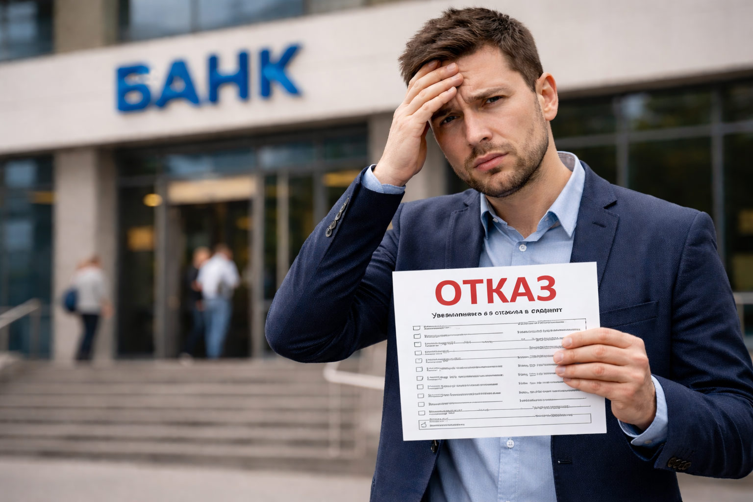 Банк отказал в кредите. Что делать заёмщику и как решить проблему