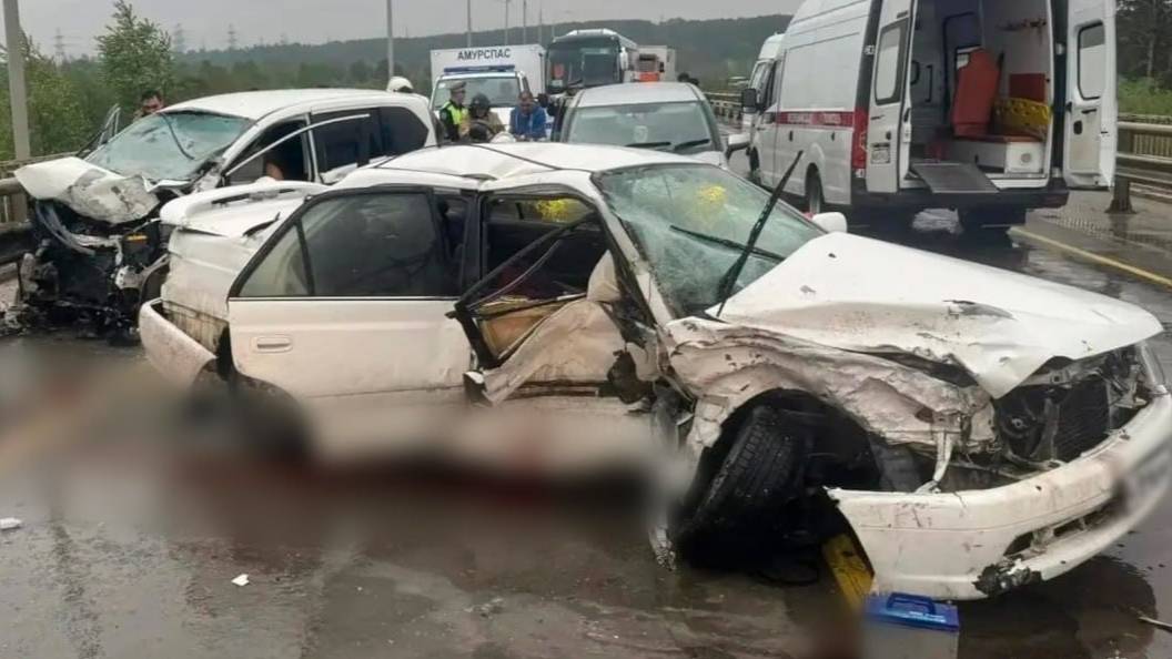 В лобовом ДТП под Свободным в Амурской области погиб водитель