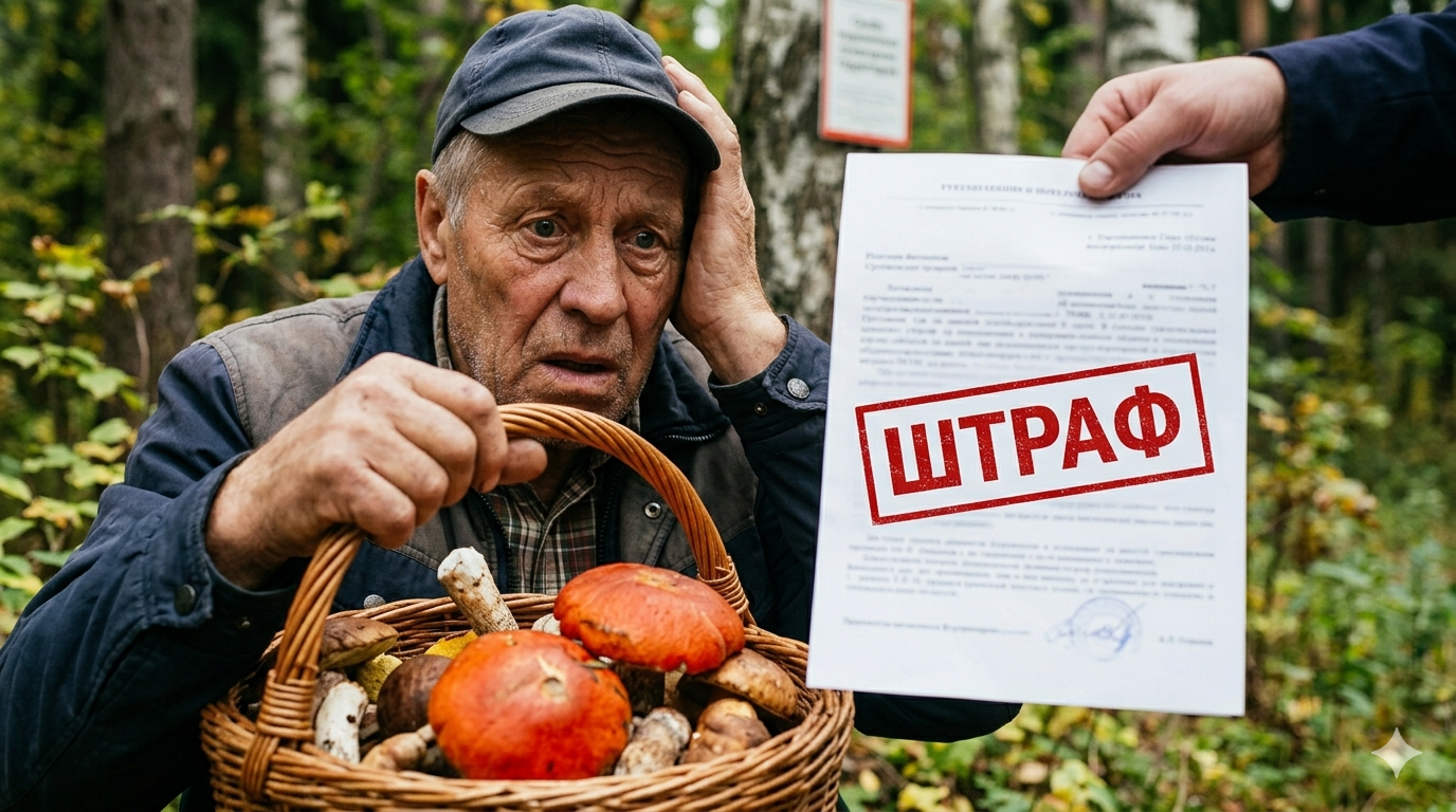 От подберёзовика до 4 лет тюрьмы: За какие грибы могут наказать в 2026 году