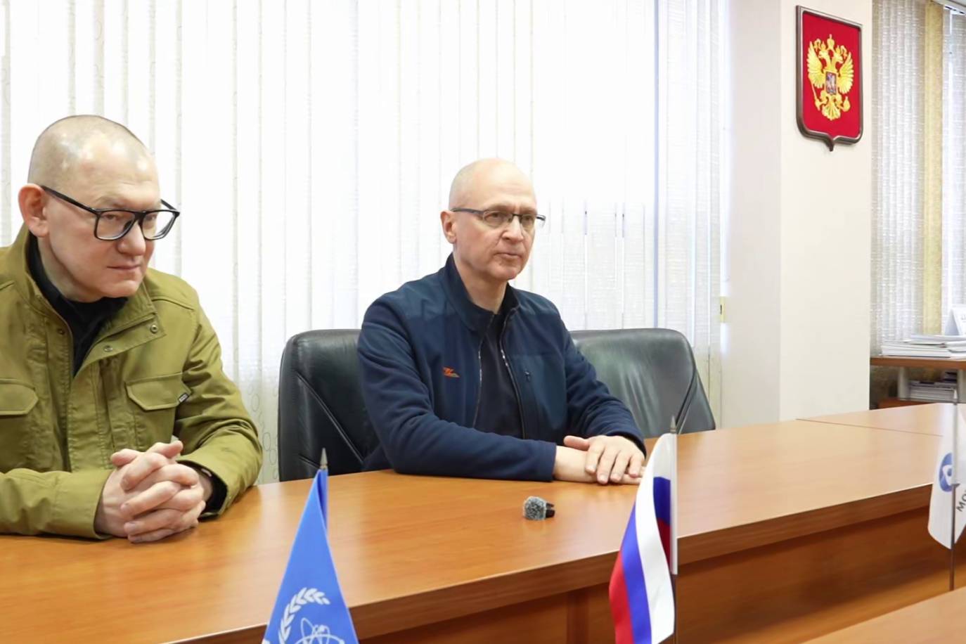 Кириенко посетил Запорожскую АЭС после атаки дронов ВСУ