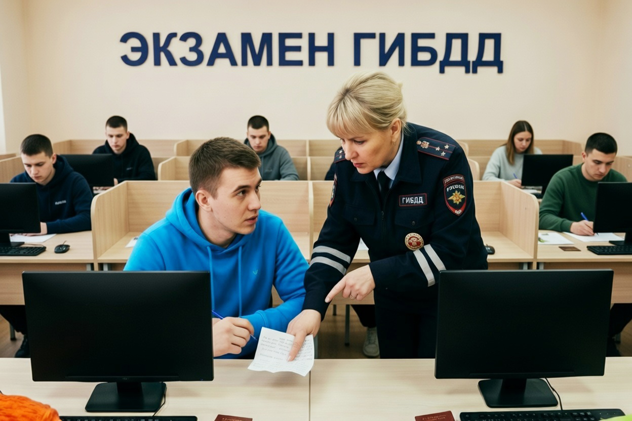 Экзамен на права в ГИБДД по-новому: бан за списывание, пересдача практики 