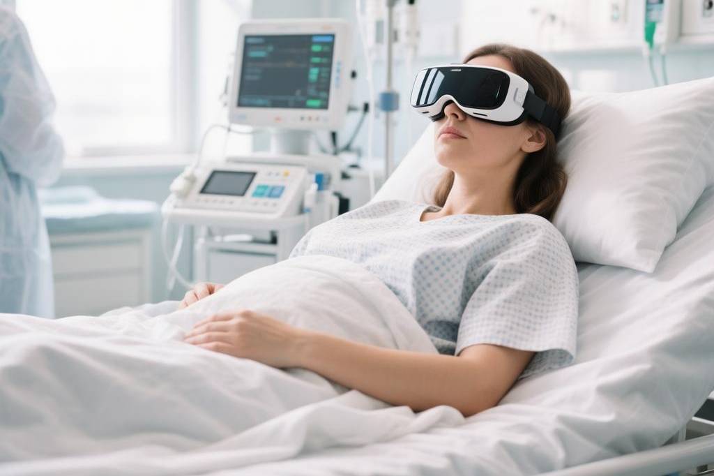 Проблемы с дыханием: Гинеколог выступила против модных родов в VR-очках