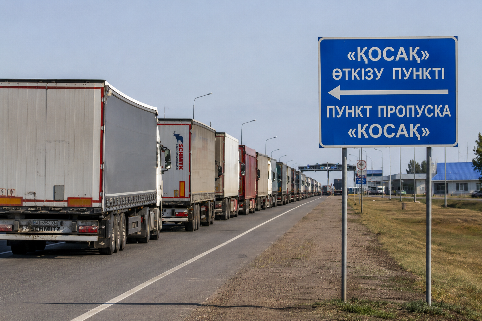 Фуры с овощами встали на границе Казахстана и России: КПП &laquo;Косак&raquo; усилил работу