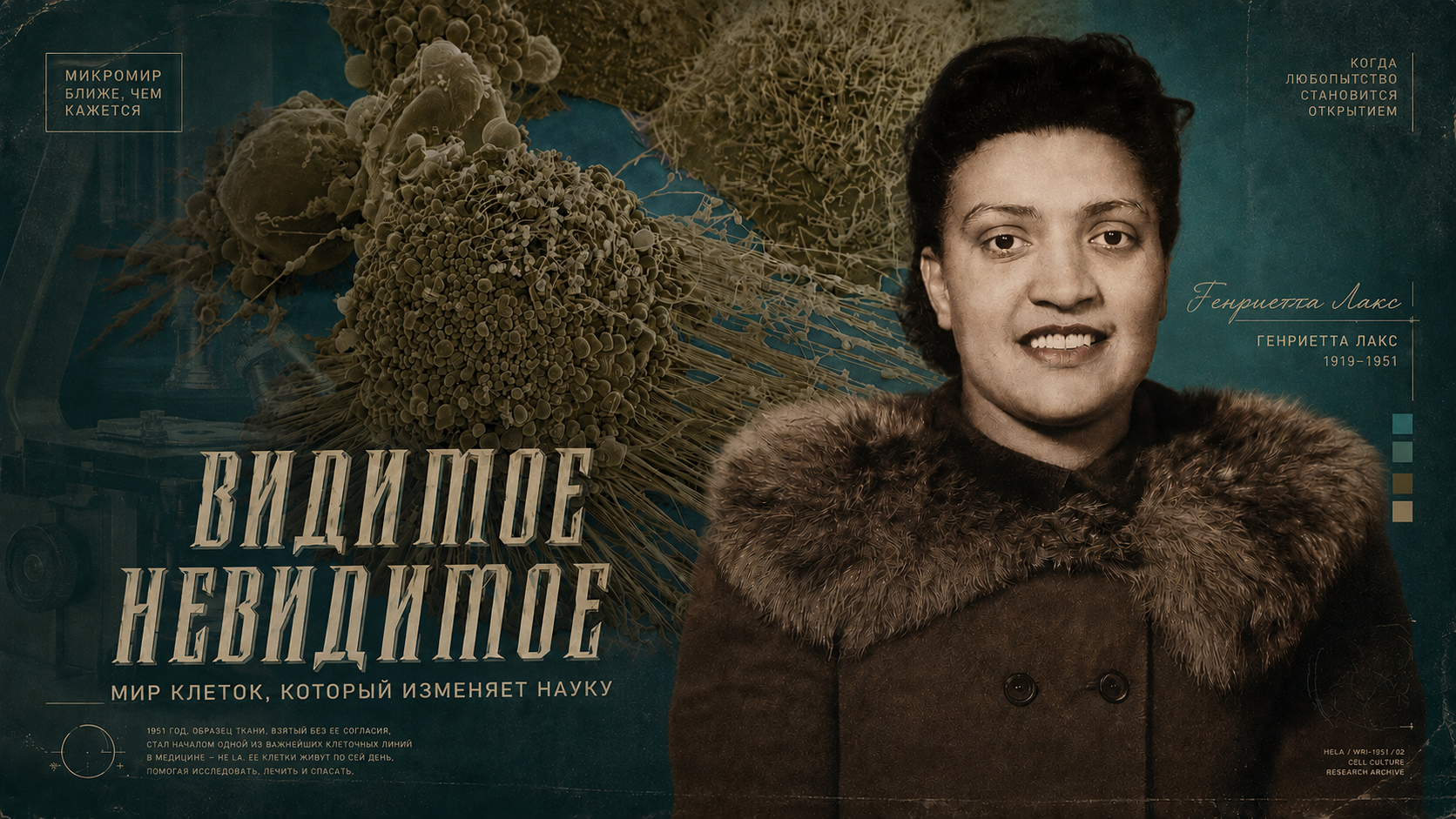 Умерла от рака, но стала бессмертной: как клетки Генриетты Лакс живут и помогают людям в 2026 году