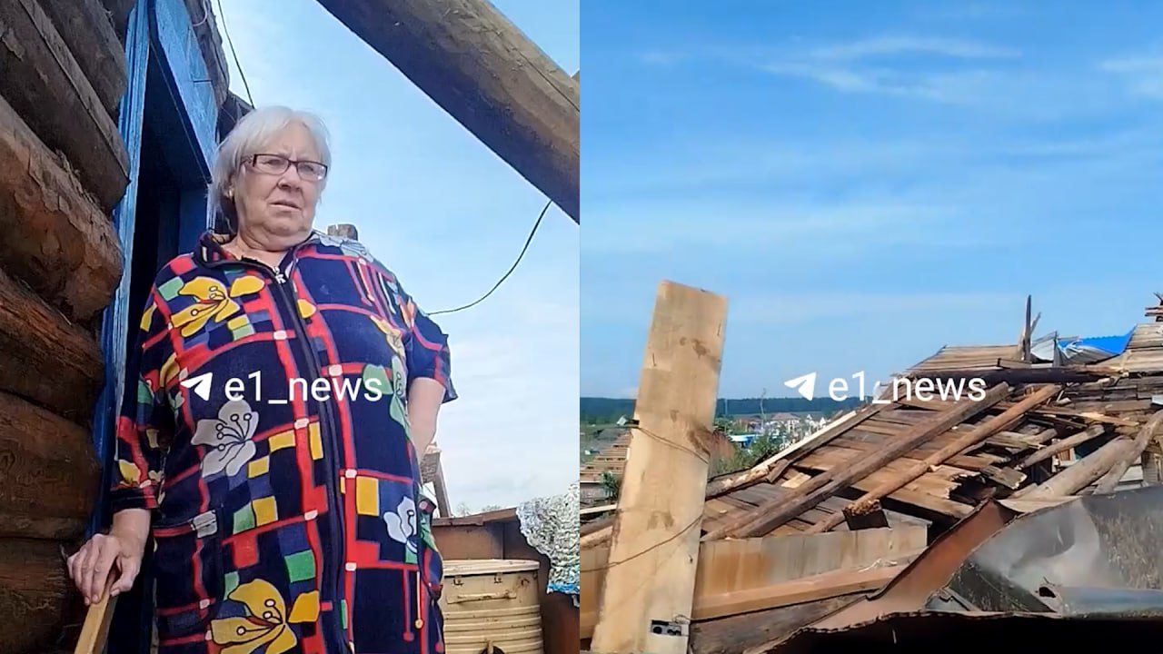 &laquo;Нихрена себе!&raquo;: Женщина чудом спаслась, пока стихия в Кушве разносила её участок в щепки