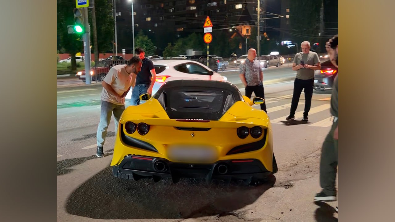 Каскадёр Чеботарёв разбил Ferrari в центре Ростова-на-Дону