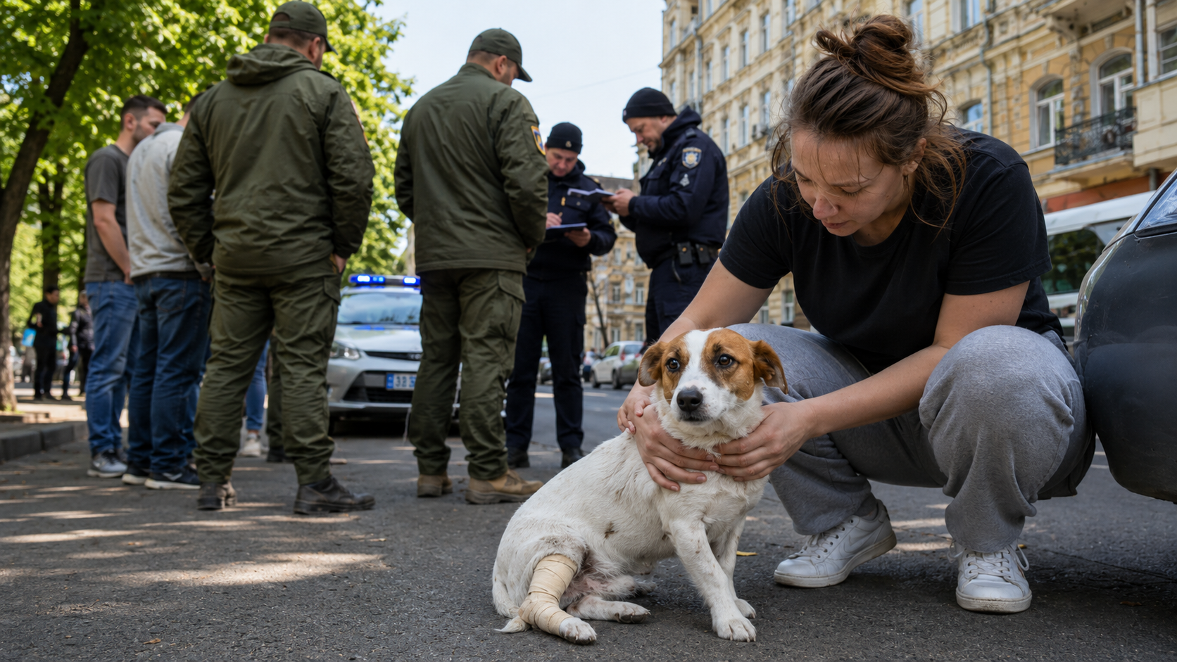 Полиция Одессы расследует бусификацию собаки сотрудниками ТЦК