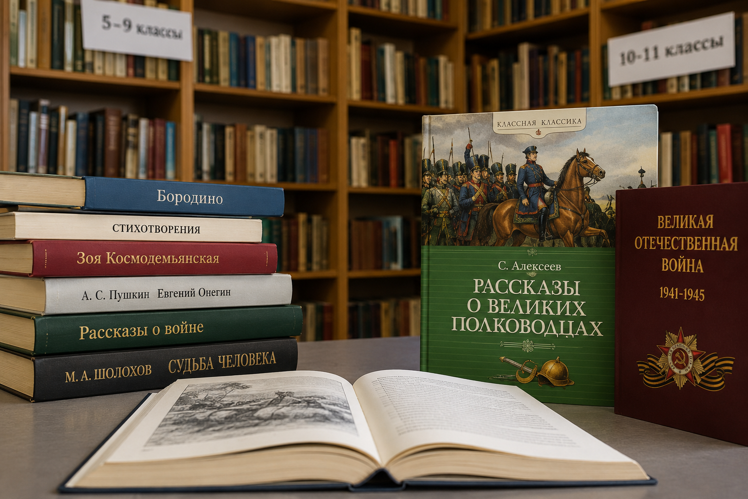 От &laquo;Волги-бабушки&raquo; до книг об СВО: регионам направили списки для школьных библиотек