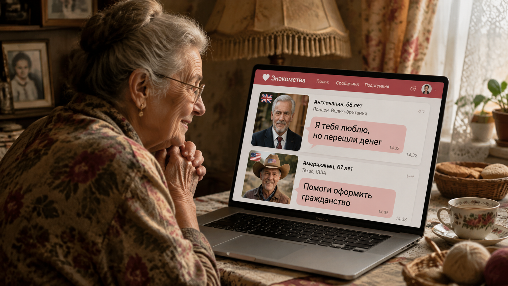 Два заморских жениха за год: Бабушка из Красноярского края дважды влюбилась в мошенников