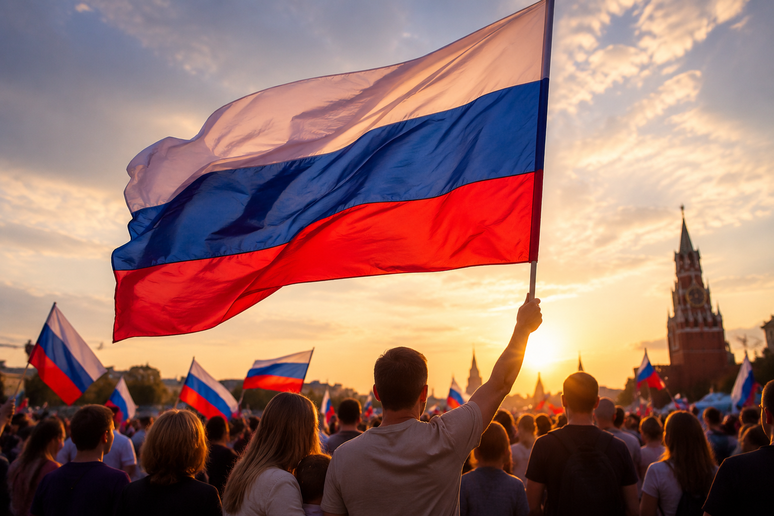 «Одна страна — одна семья»: Россияне всё чаще связывают триколор с единством