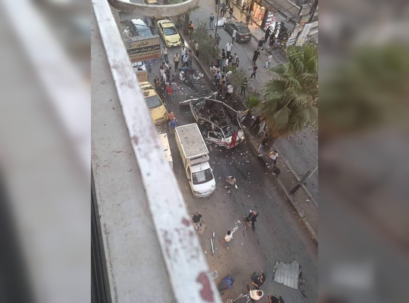 Под Дамаском произошёл взрыв в микроавтобусе с пассажирами, есть погибшие