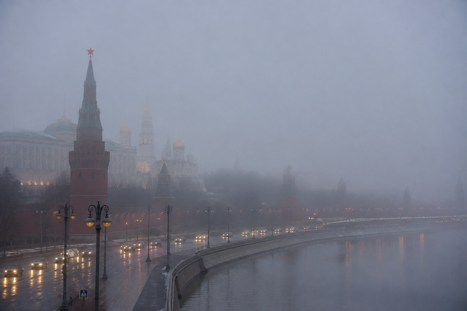 В Москве и Подмосковье объявили жёлтый уровень опасности из-за тумана