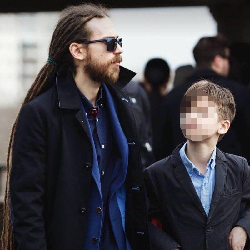 Децл с сыном. Фото © Instagram / alexandertolmatskiy
