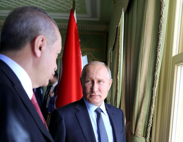Президент России Владимир Путин и президент Турции Реджеп Тайип Эрдоган. Фото © Kremlin 