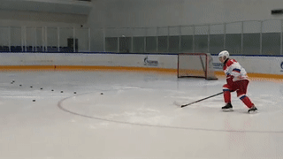 Путин и Лукашенко в перерыве между переговорами вышли поиграть в хоккей