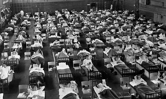 Заражённые азиатским гриппом в Швеции, 1957 г. Фото © Wikimedia Commons