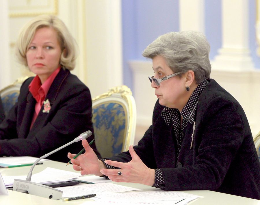 Наталья Агапова (справа). Фото © ИТАР-ТАСС / Владимир Родионов