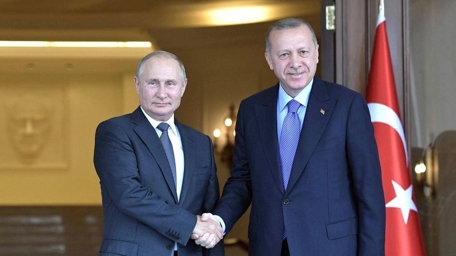 Президент России Владимир Путин и президент Турции Реджеп Тайип Эрдоган. Фото © Kremlin