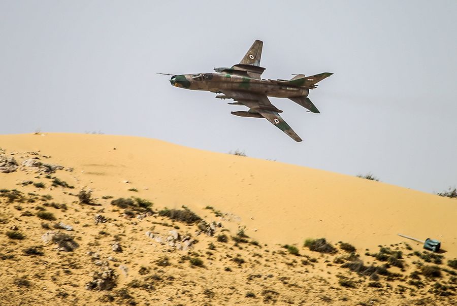 Самолёт Су-22 сирийских ВВС. Фото © ТАСС / Валерий Шарифуллин