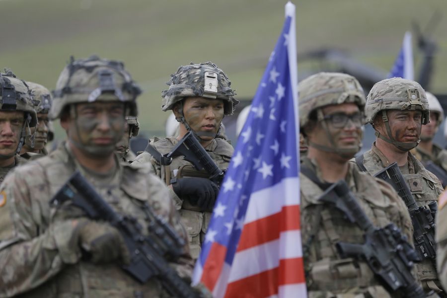 Американские военные. Фото © ТАСС / EPA / ZURAB KURTSIKIDZE
