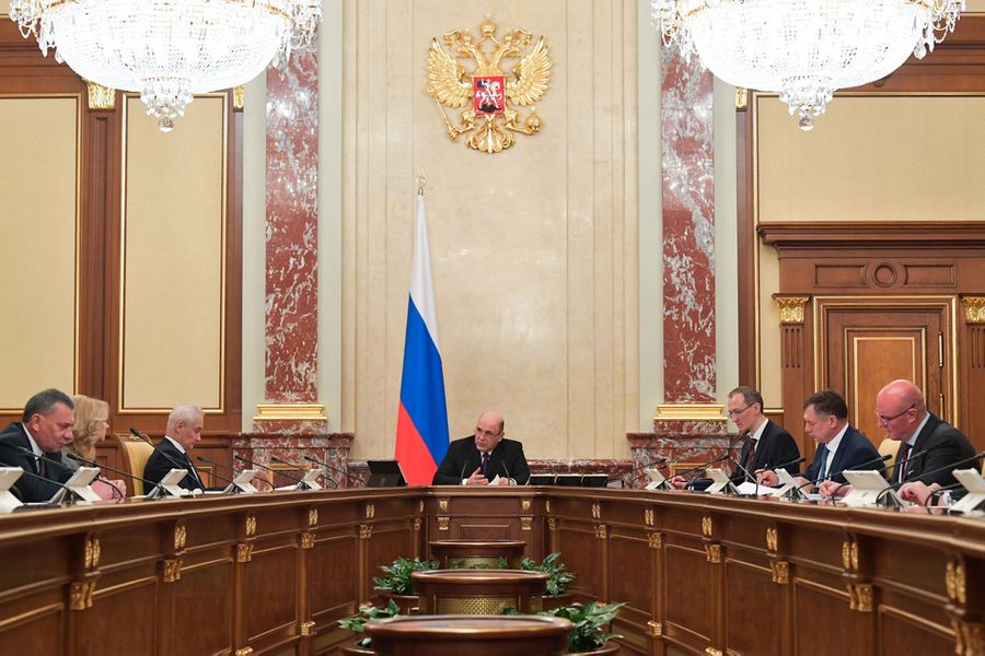 Заседание Правительства РФ. Фото © ТАСС / Александр Астафьев