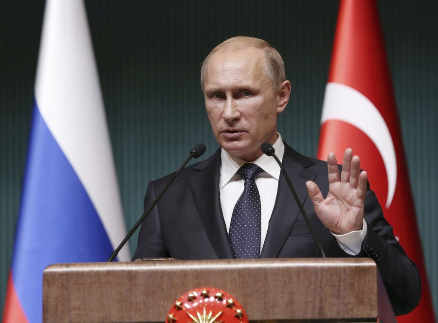 Президент России Владимир Путин. Фото © ТАСС / AP Photo / Burhan Ozbilici