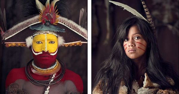 От мексиканских сапотеков до каннибалов из Новой Гвинеи: 30 портретов коренных племён, доживших до наших дней
