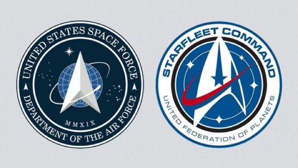 Эмблема Космических сил США почти повторила логотип из сериала Star Trek