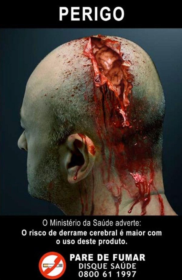 В Бразилии сообщают, что курение повреждает ваш мозг